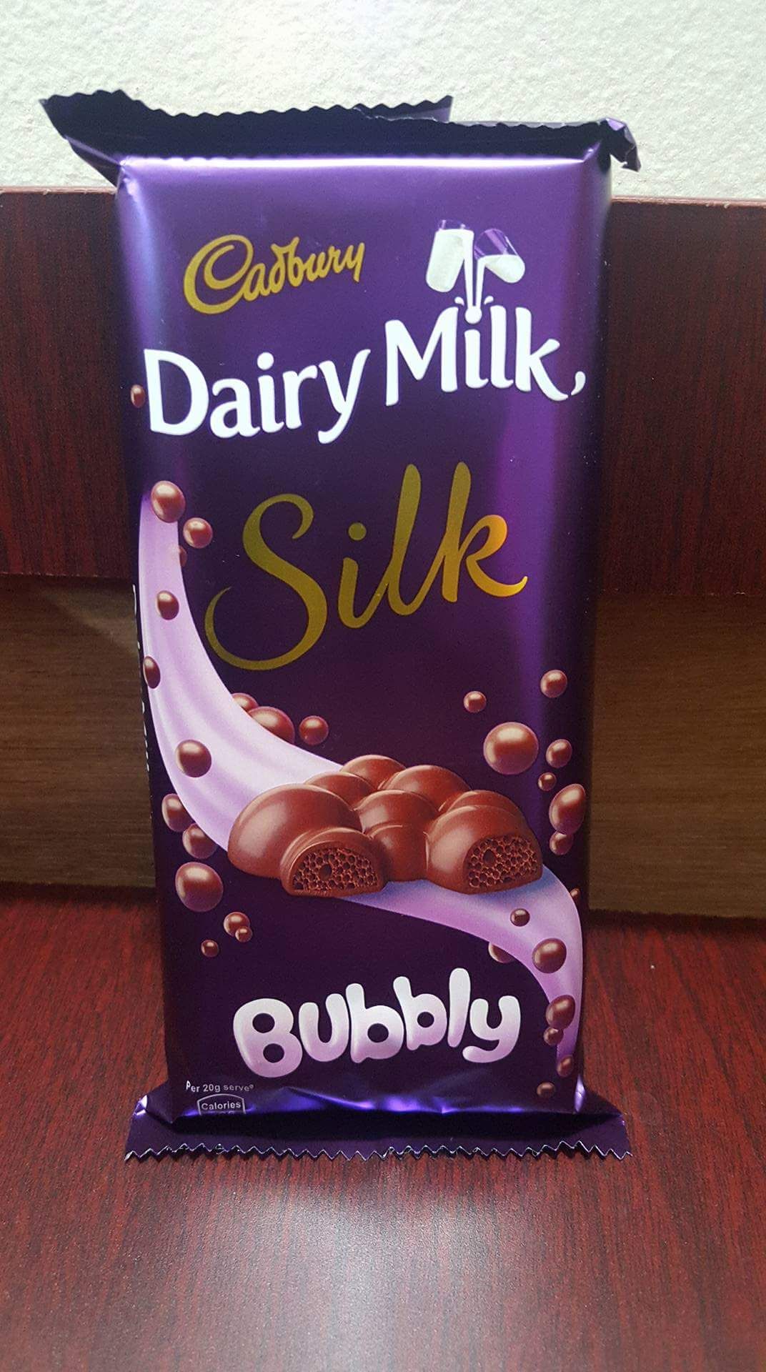 cadbury dairy milk silk bubbly